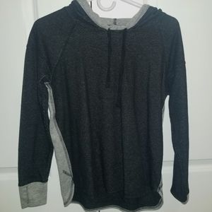 Black and grey sweat shirt, small